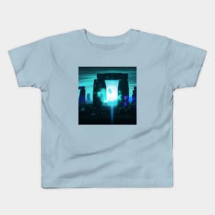 Futuristic Stonehenge Kids T-Shirt